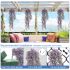 ECOOPTS 1 Pc Artificial Branches Fake Hanging Plants Artificial Hanging Greenery Plant Fake Leaves for Wall Home Garden Indoor and Outdoor Decoration (Purple)