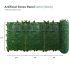 Expandable Artificial Laurel Fence Wall Décor Faux Leaf Privacy Fence Screen Plant Leaves Covering Decoration for Home Backyard Garden, 3'x2'