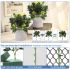 ECOOPTS 1pc Artificial Bushes Plastic Plants Leaves Stems Artificial Fake Flowers for Home Office Wedding Decoration Christmas Decor (Green Yellow)