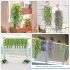 ECOOPTS 1 Pc Artificial Branches Fake Hanging Plants Artificial Hanging Greenery Plant Fake Leaves for Wall Home Garden Indoor and Outdoor Decoration (Green)