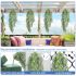 ECOOPTS 1 Pc Artificial Branches Fake Hanging Plants Artificial Hanging Greenery Plant Fake Leaves for Wall Home Garden Indoor and Outdoor Decoration (Green Light Purple)