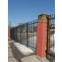 32''H * 94''W 2-Rail Steel Fence