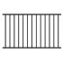 32''H * 94''W 2-Rail Steel Fence